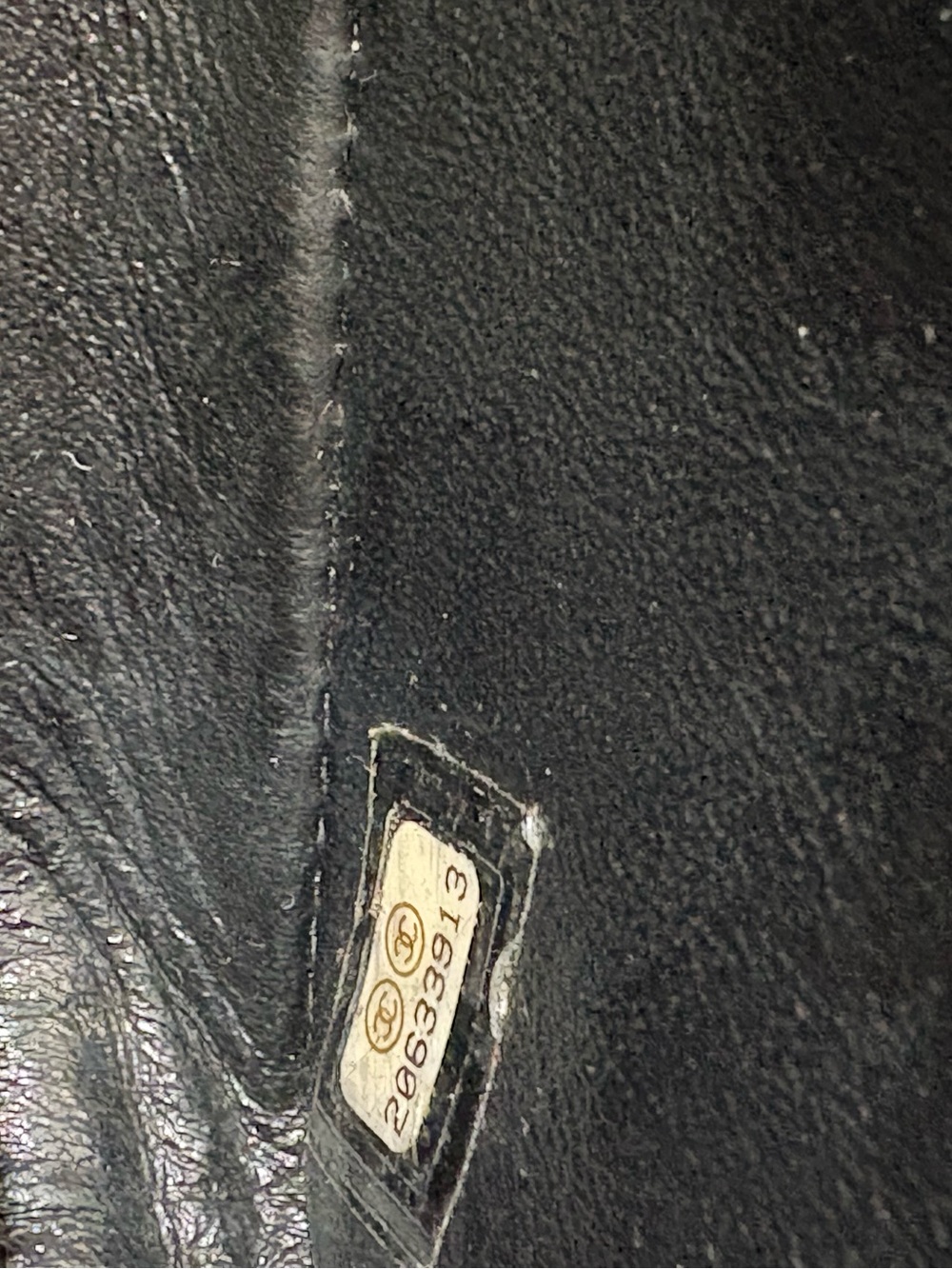 Chanel mini rectangular flap in Caviar - Picture 9 of 9